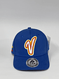 Gorra de lona 6p - azul rey / V venezuela - niño - - Miniatura 1