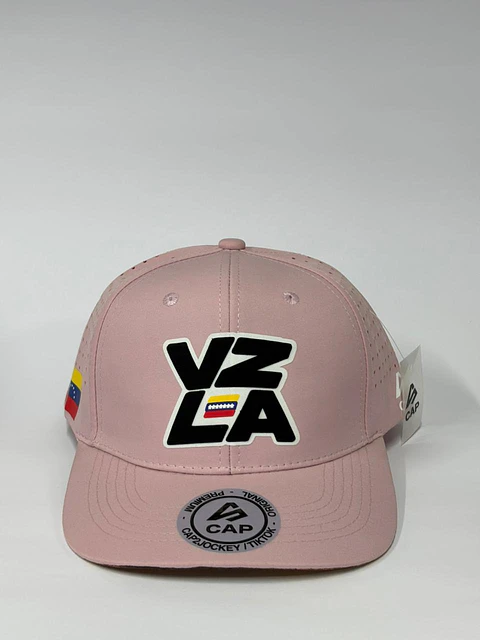 Gorra de lona lisa 6p - Rosado / Vzla pink 