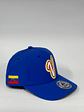 Gorra de lona lisa 6p - Azul rey / V venezuela CMB - Miniatura 2