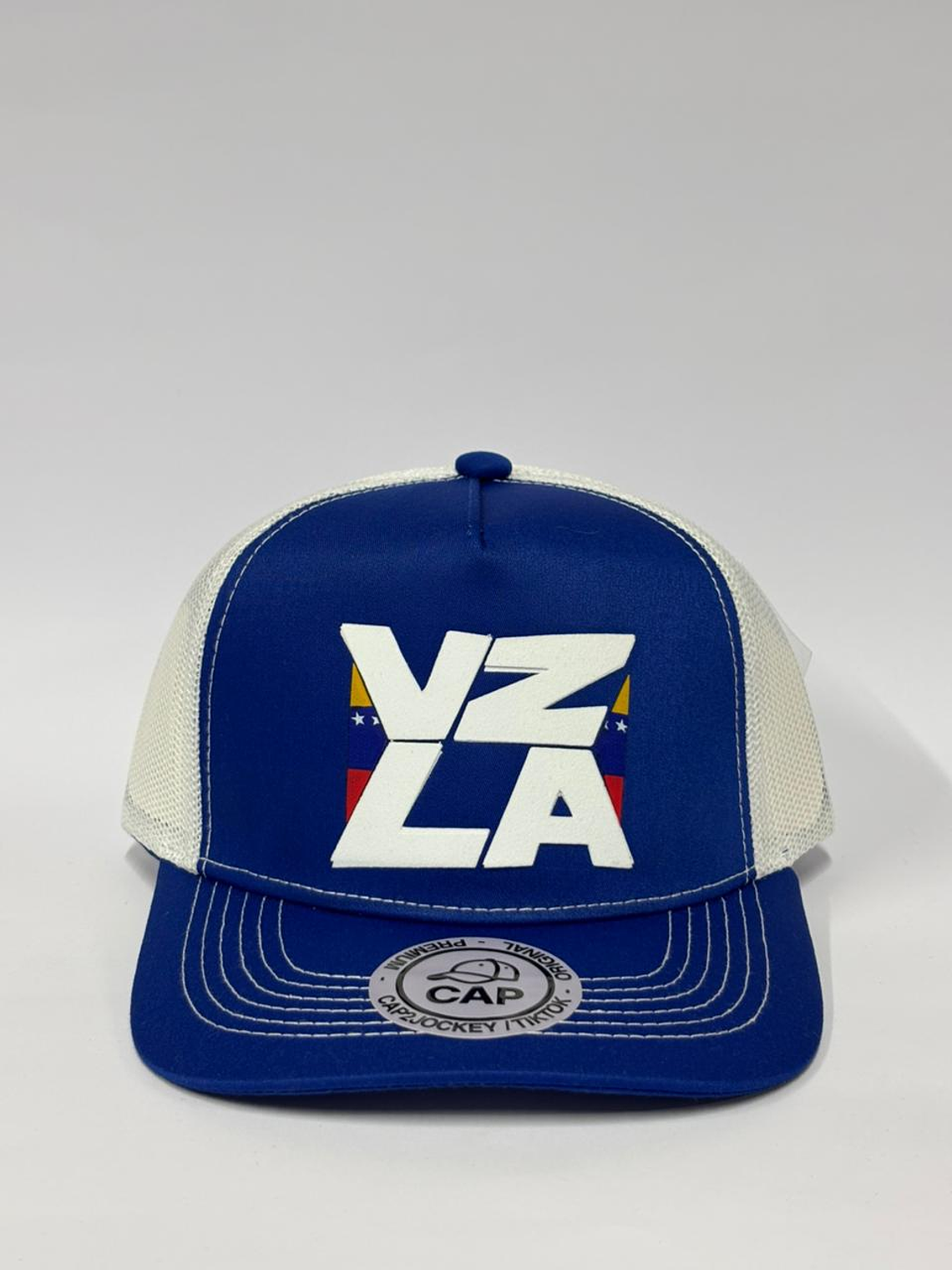 Jockey de malla 5p - Azul r x Blanco 1