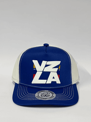 Jockey de malla 5p - Azul r x Blanco