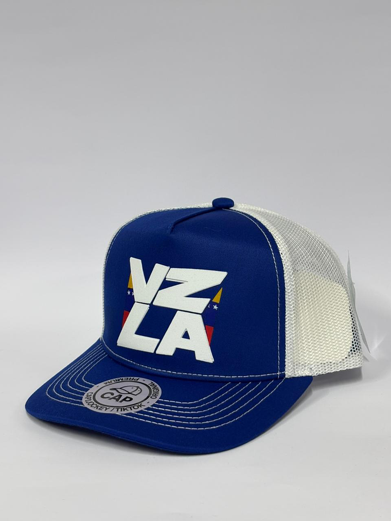 Jockey de malla 5p - Azul r x Blanco 2