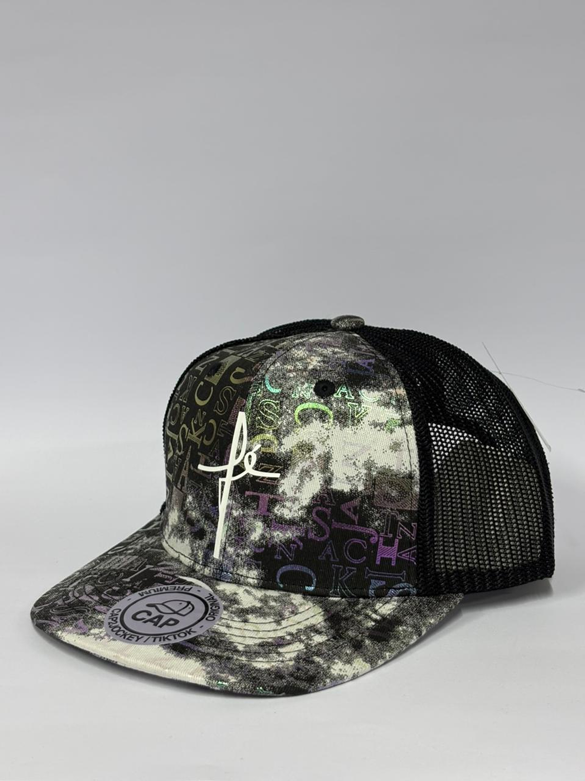 Jockey de malla 6p - Negro tornasol / FE  2