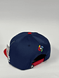 Gorra de lona 6p plana - Azul x rojo / PR - CMB  - Miniatura 3