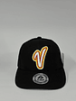 Gorra de lona 6p cerrada - Negro / V Venezuela CMB  - Miniatura 1