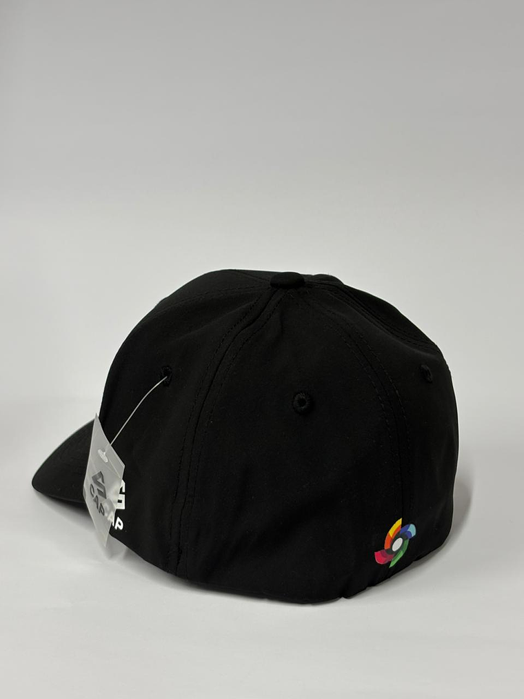 Gorra de lona 6p cerrada - Negro / V Venezuela CMB  3