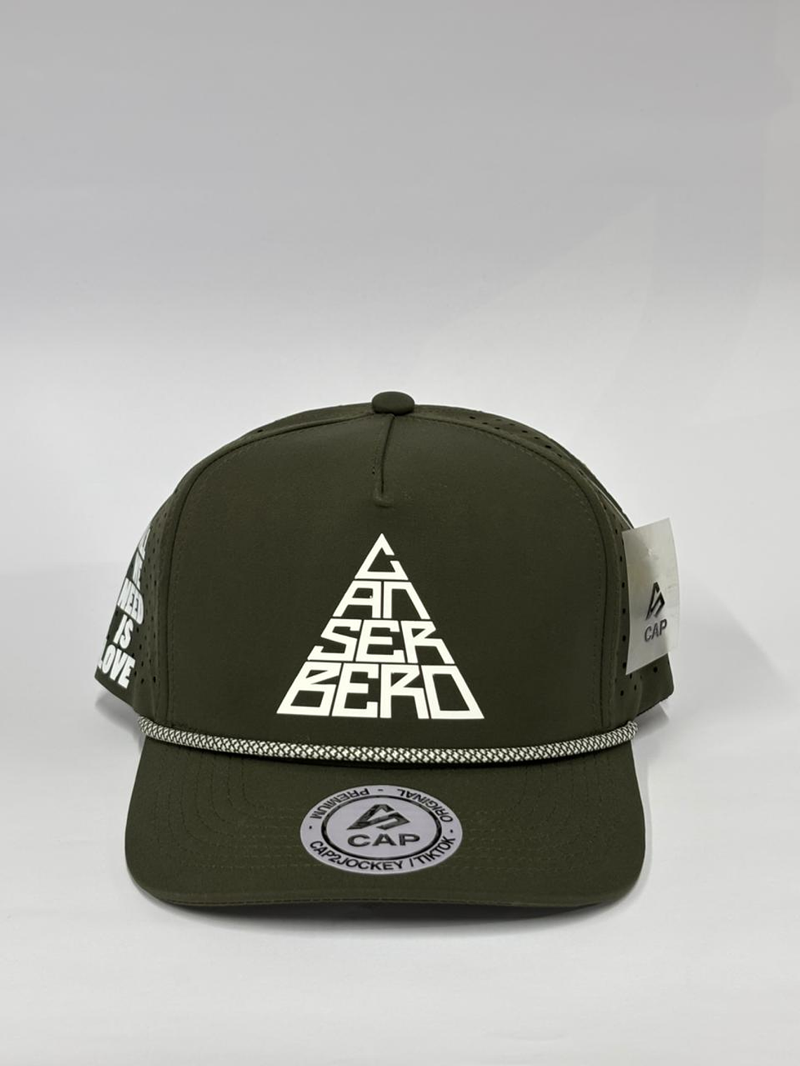 Gorra de lona 5p -  Verde acero / Canserbero  1