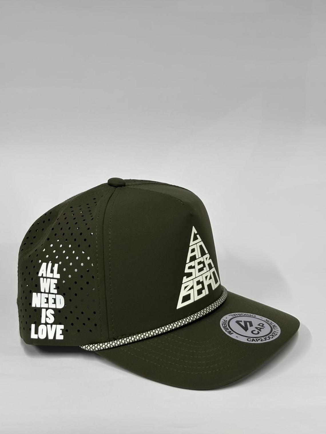 Gorra de lona 5p -  Verde acero / Canserbero  2