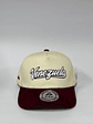 Gorra de lona 5p - Beige x Burdeo / Venezuela única  - Miniatura 1