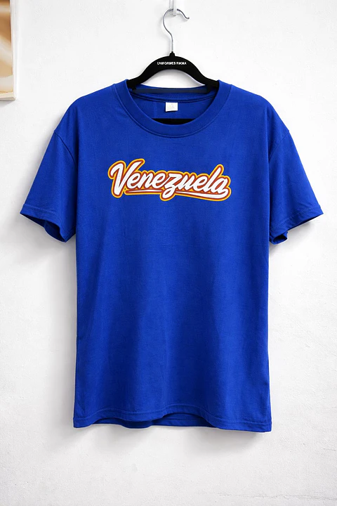 Polera de algodón - Azul Rey / Venezuela - CMB 