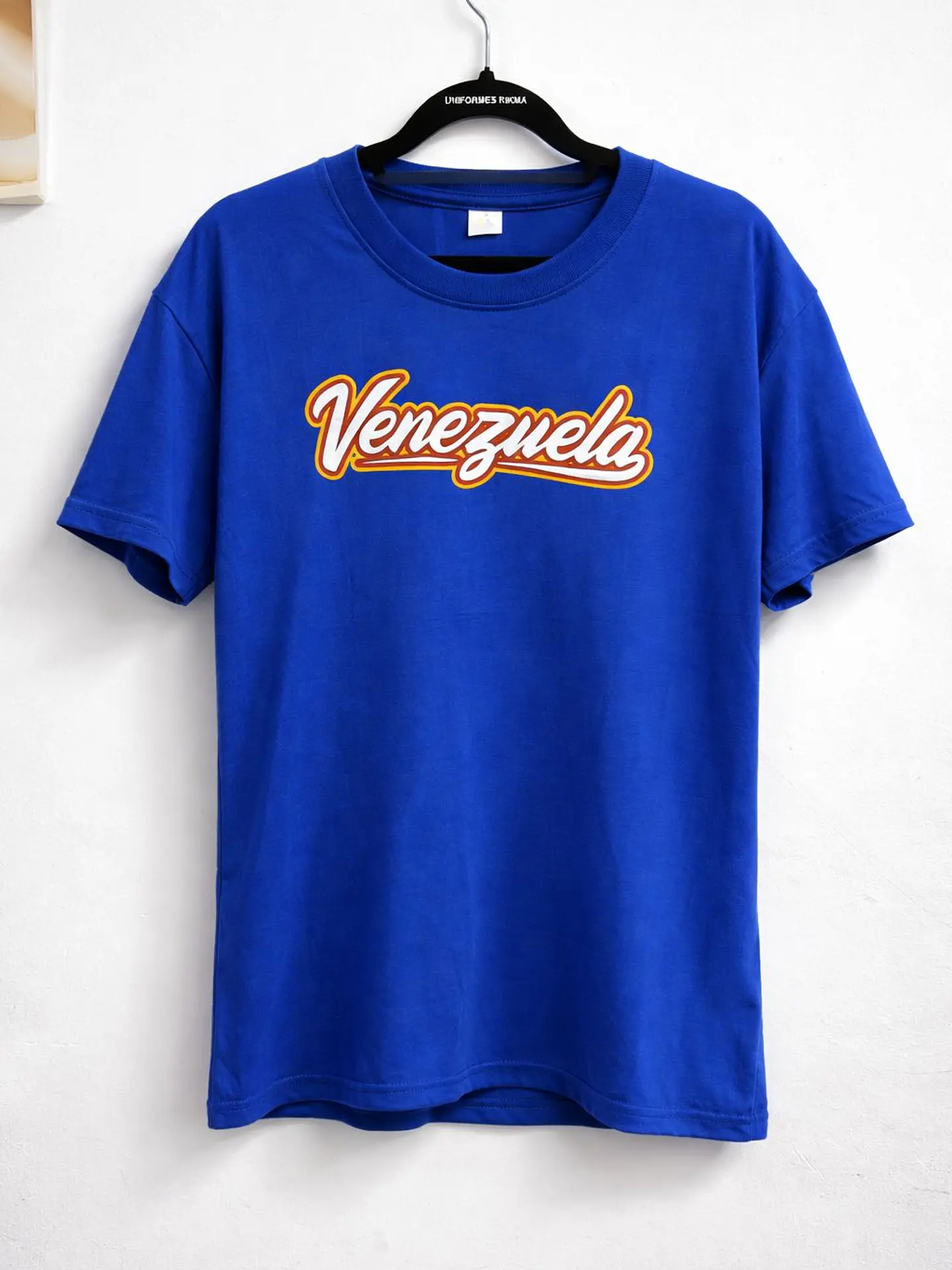 Polera de algodón - Azul Rey / Venezuela - CMB  2