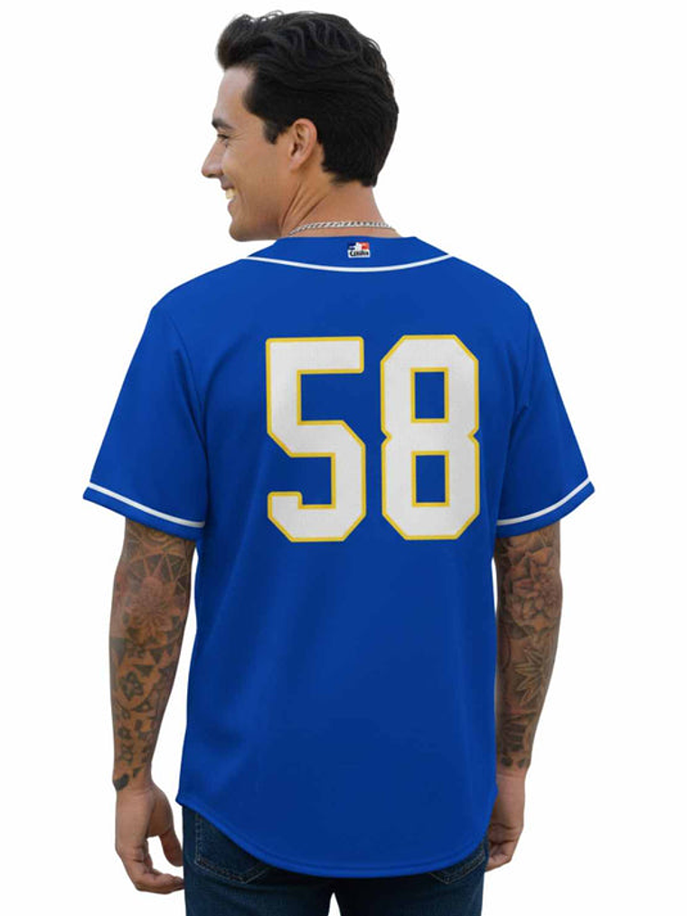 Camisa de Beisbol - Azul Rey  / Venezuela  3