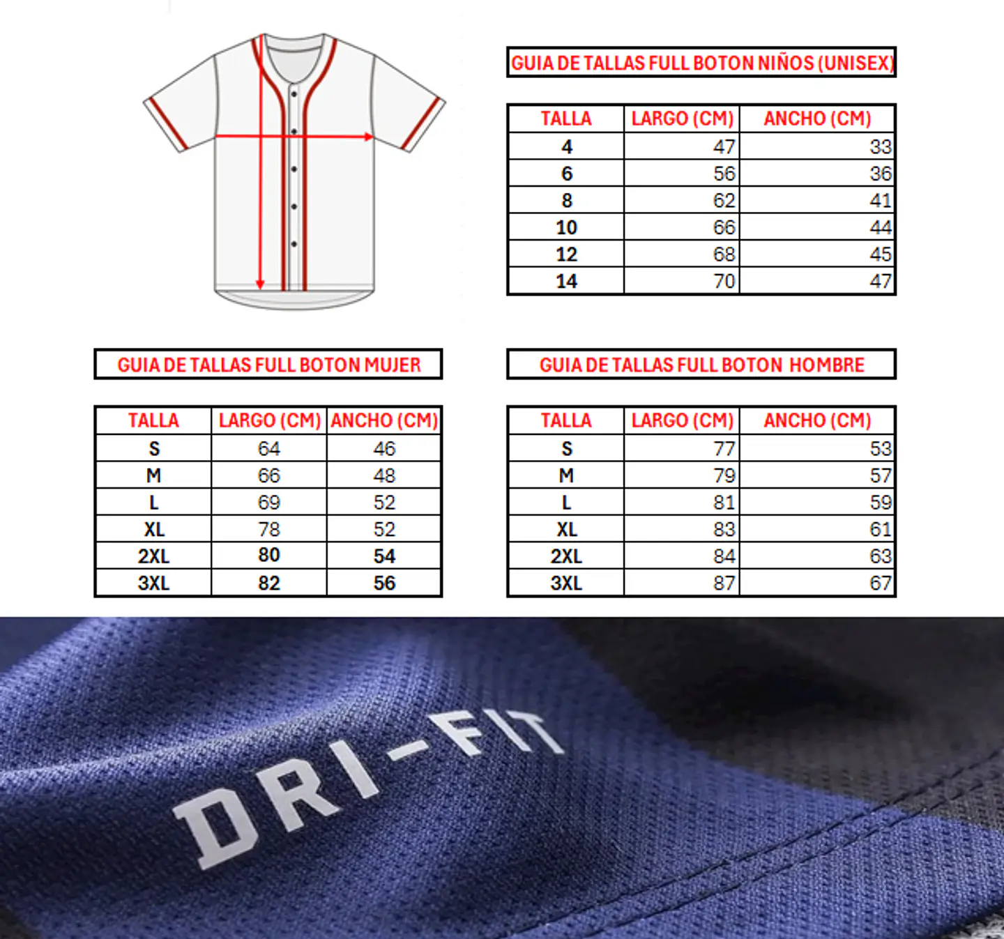 Camisa de Beisbol - Azul Rey  / Venezuela  2