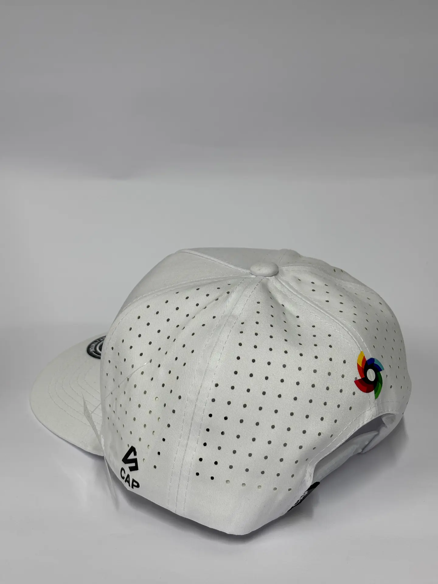 Gorra de láser 5 paneles blanca / Clásico Béisbol Champions Venezuela 3
