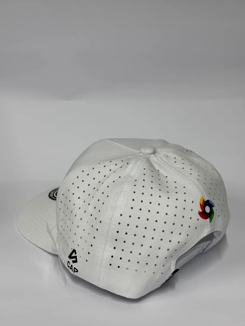 Gorra de láser 5 paneles blanca / Clásico Béisbol Champions Venezuela 3