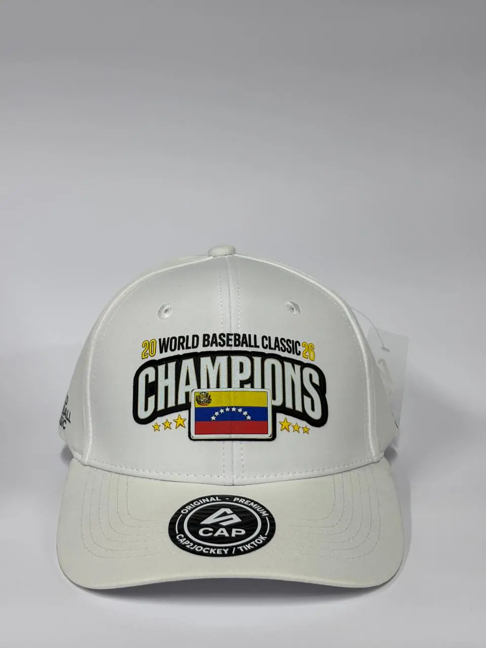 Gorra 6p cerrada completa - Blanco / Champions  1
