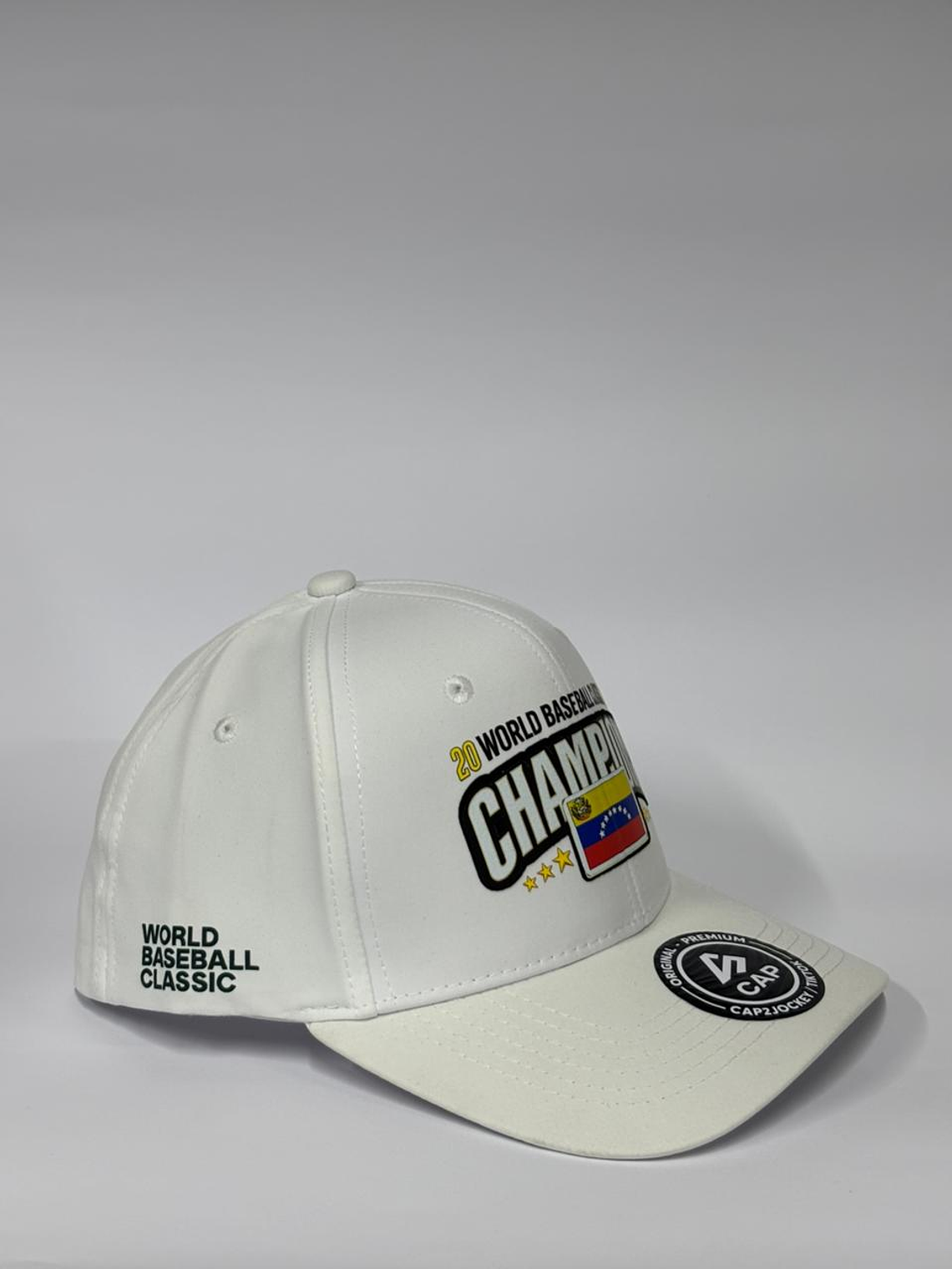 Gorra 6p cerrada completa - Blanco / Champions  2