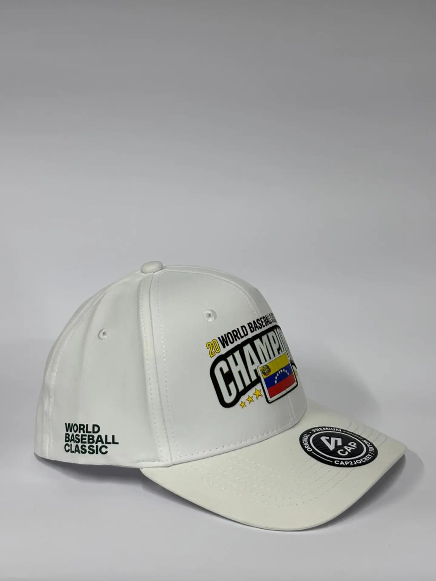 Gorra 6p cerrada completa - Blanco / Champions  2
