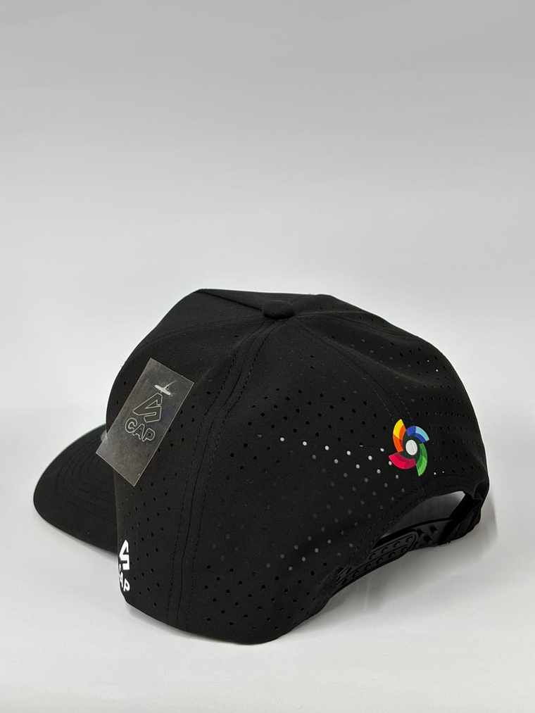 Gorra de  5p con laser - Negro / Champions Venezuela 2026  WBC 3