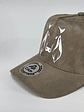 Gorra de gamuza 5p - Toro cebú / Gris   - Miniatura 3