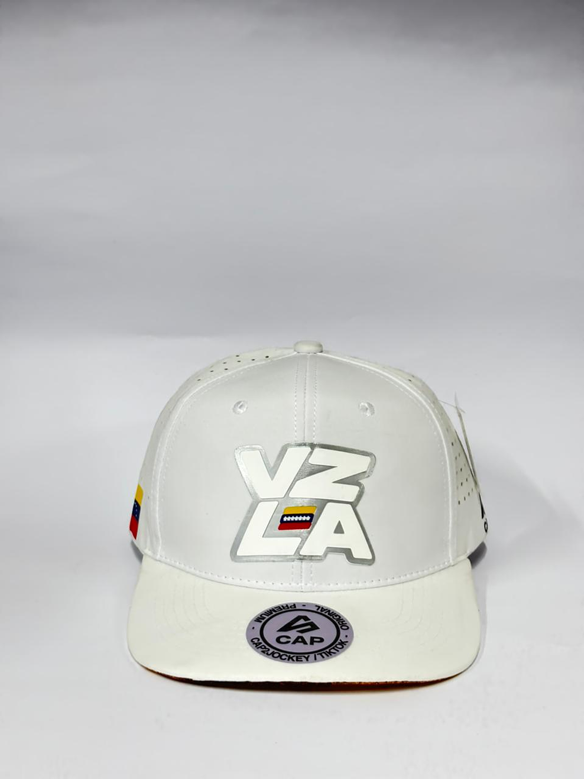 Gorra de lona 6p - Blanco / Vzla silver  1