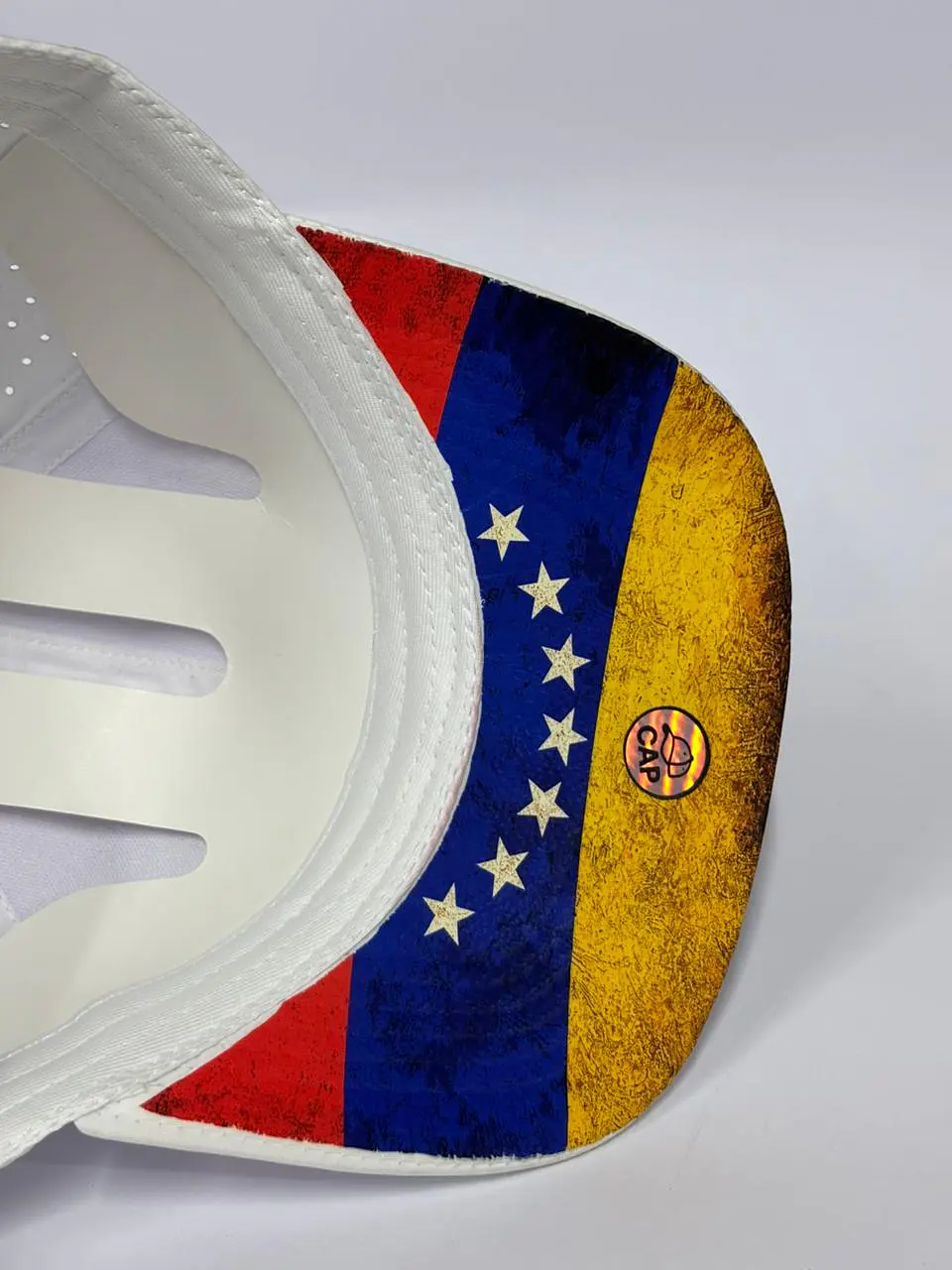 Gorra de lona 6p - Blanco / Vzla silver  4