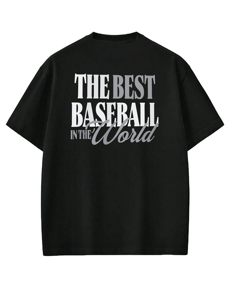 Polera de algodón 100% - Negro / Champions Venezuela   2