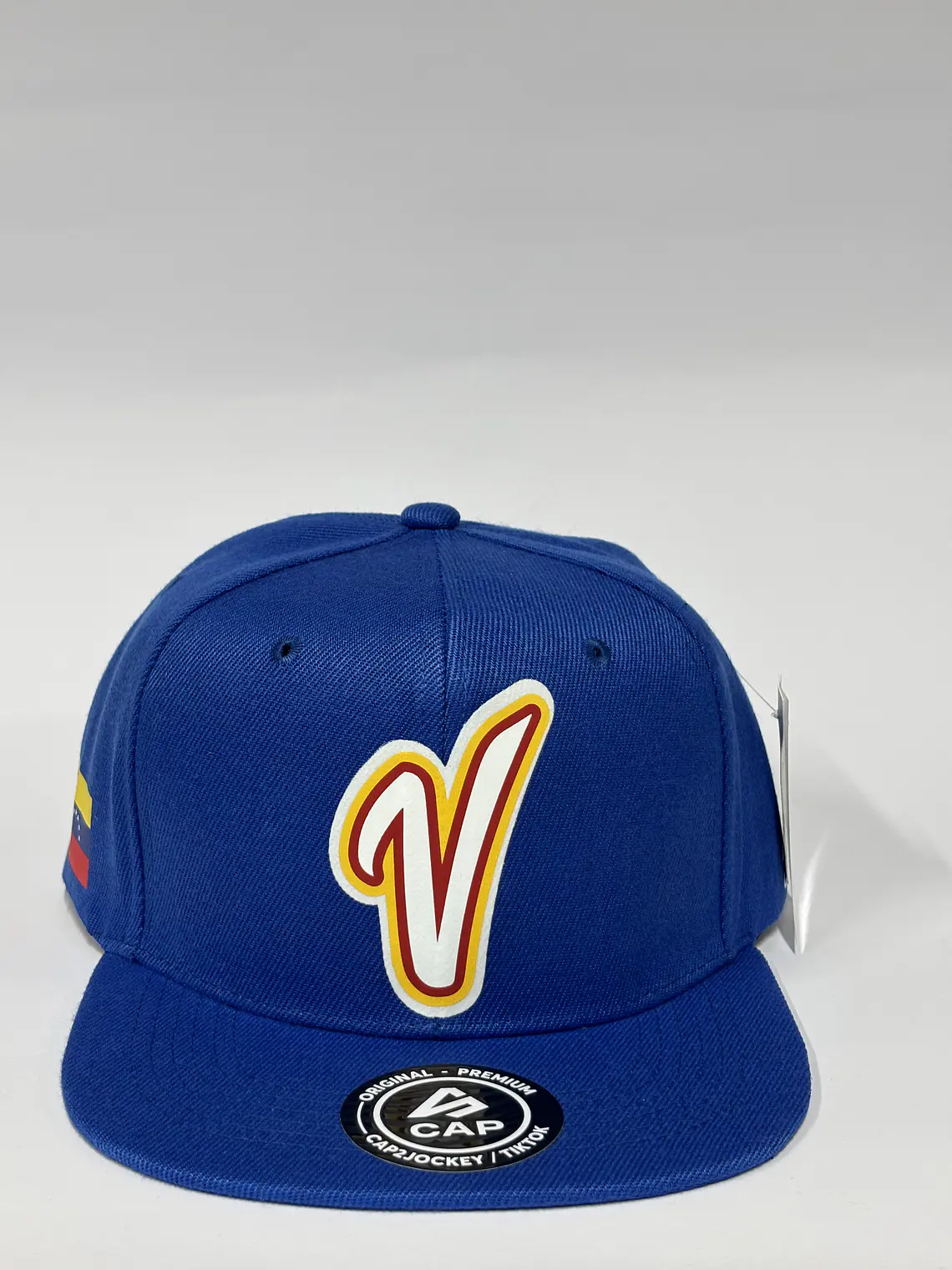 Gorra plana de 6p - Azul rey / Venezuela CWB 1