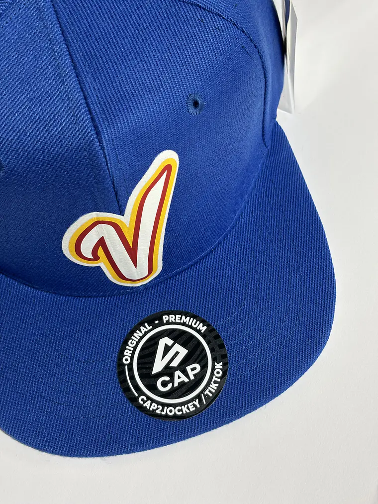 Gorra plana de 6p - Azul rey / Venezuela CWB 4