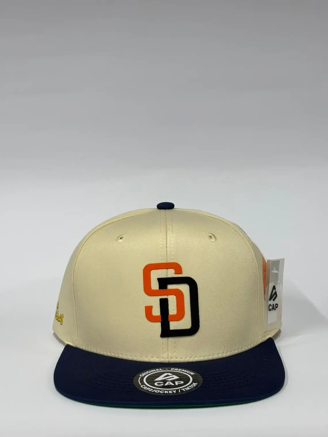 Gorra plana 6p lona - Beige x Azul M / San diego x The Simpson  1