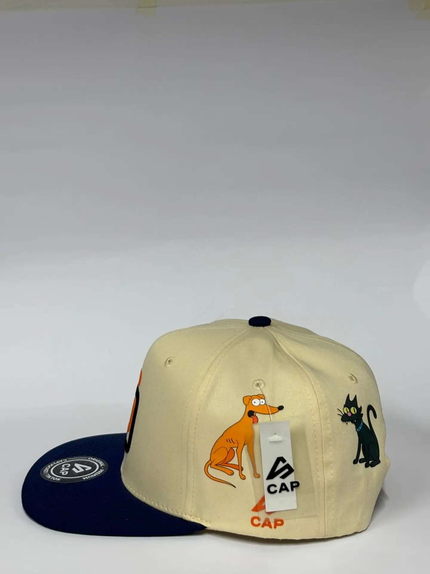 Gorra plana 6p lona - Beige x Azul M / San diego x The Simpson  3