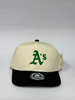 Gorra de lona 5p - Beige x negro / A´ss 