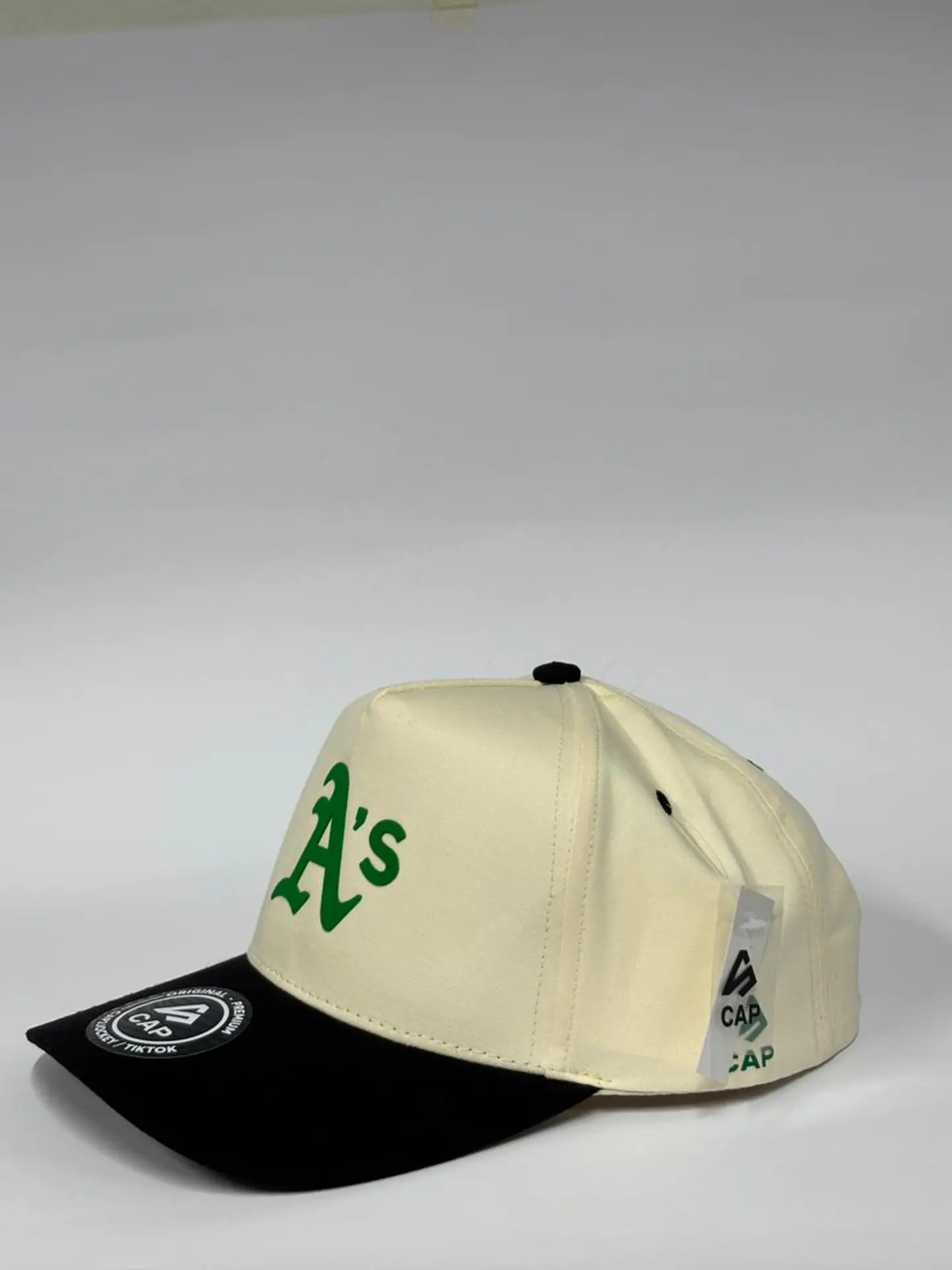 Gorra de lona 5p - Beige x negro / A´ss  2