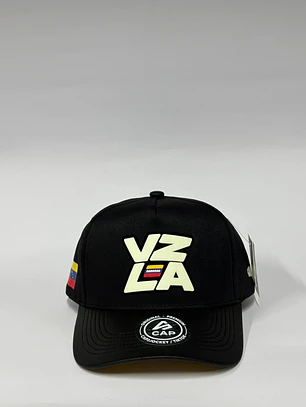 Gorra de loan 5p - Negro eco / Vzla luminiscente 