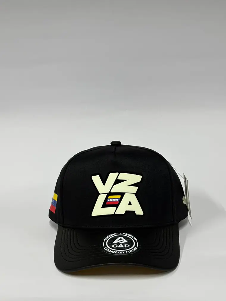 Gorra de loan 5p - Negro eco / Vzla luminiscente  1