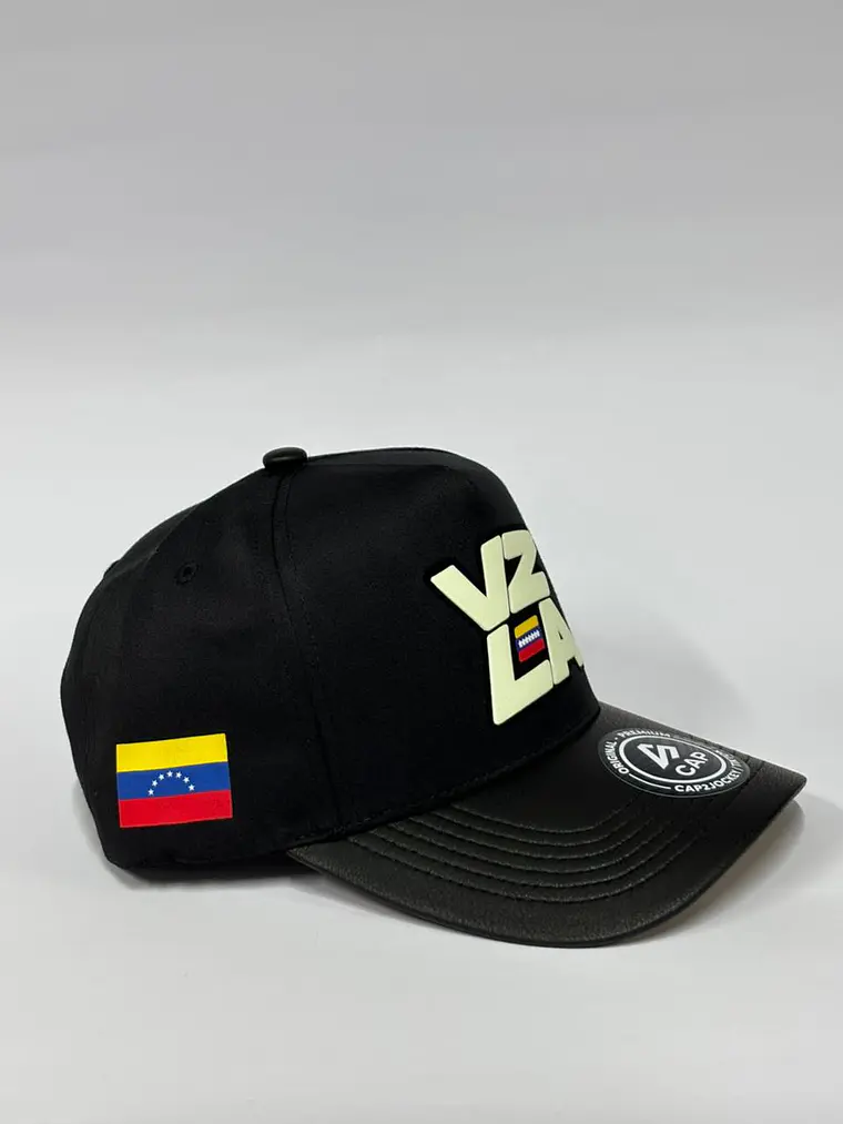Gorra de loan 5p - Negro eco / Vzla luminiscente  3