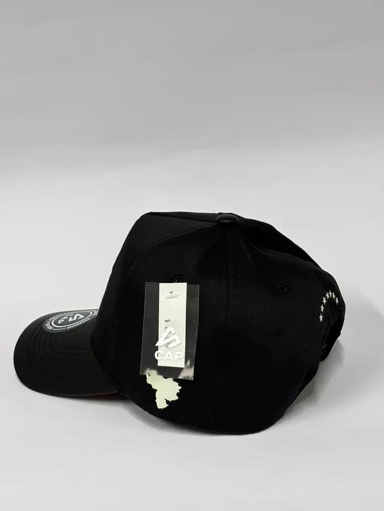 Gorra de loan 5p - Negro eco / Vzla luminiscente  4
