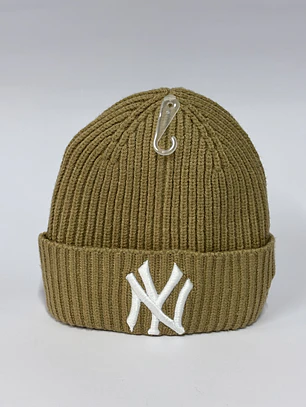Gorro beanies de lana - Mostaza / NY 