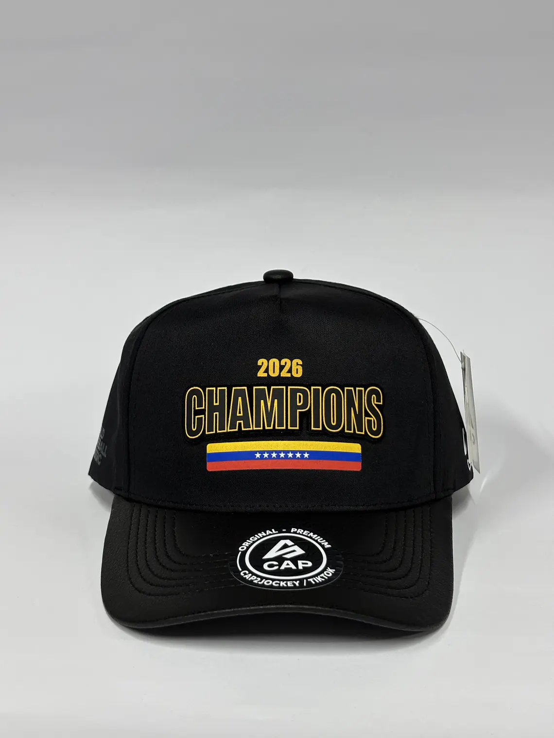 Gorra de lona 5p - Negro / Champions 2026 vzla  1