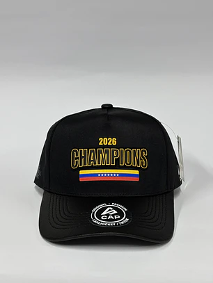 Gorra de lona 5p - Negro / Champions 2026 vzla 
