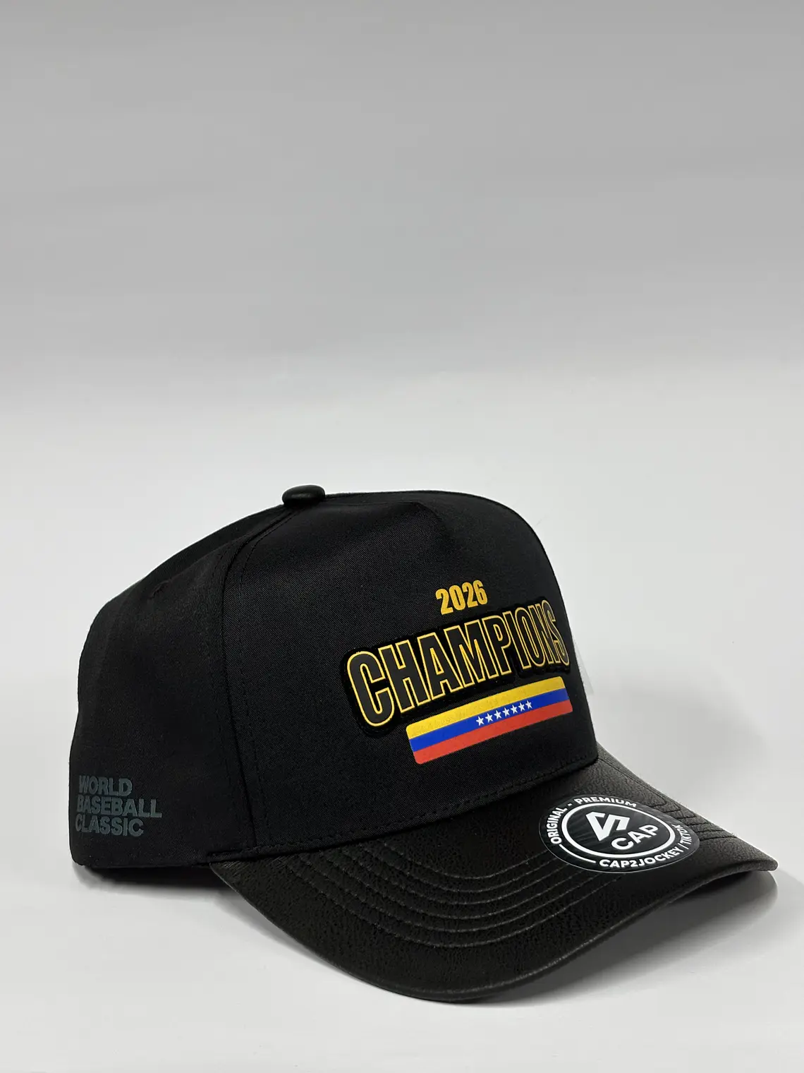 Gorra de lona 5p - Negro / Champions 2026 vzla  2