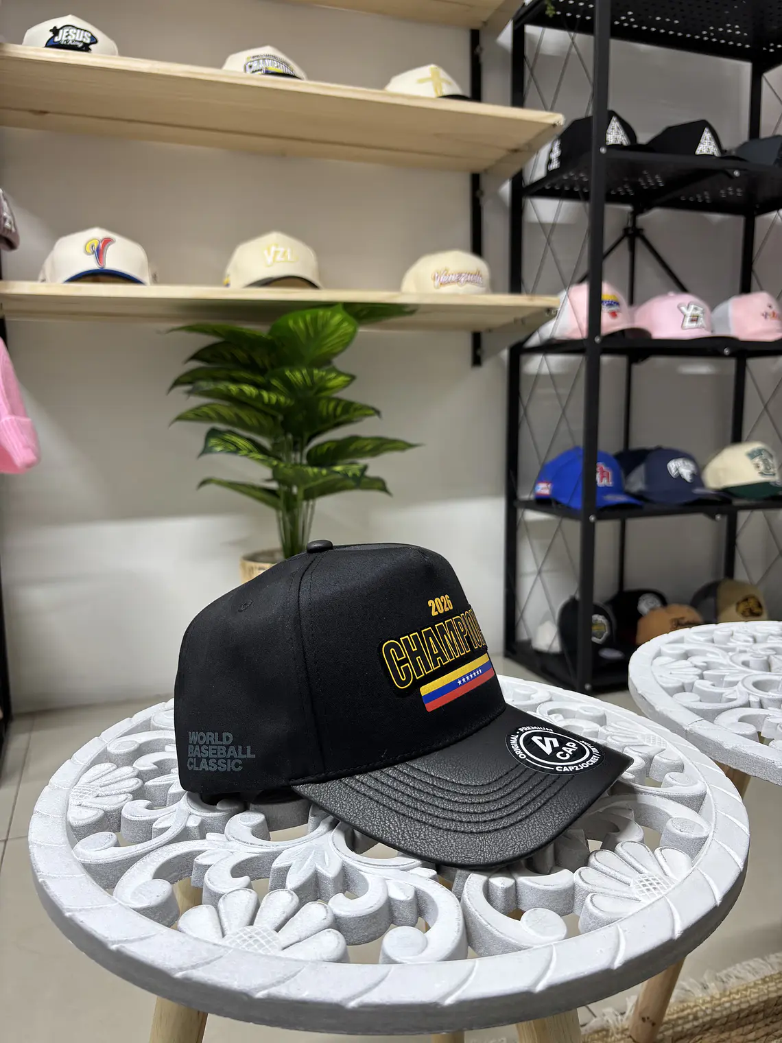 Gorra de lona 5p - Negro / Champions 2026 vzla  4