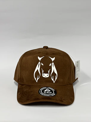 Gorra de gamuza 5p - Chocolate / Toro 