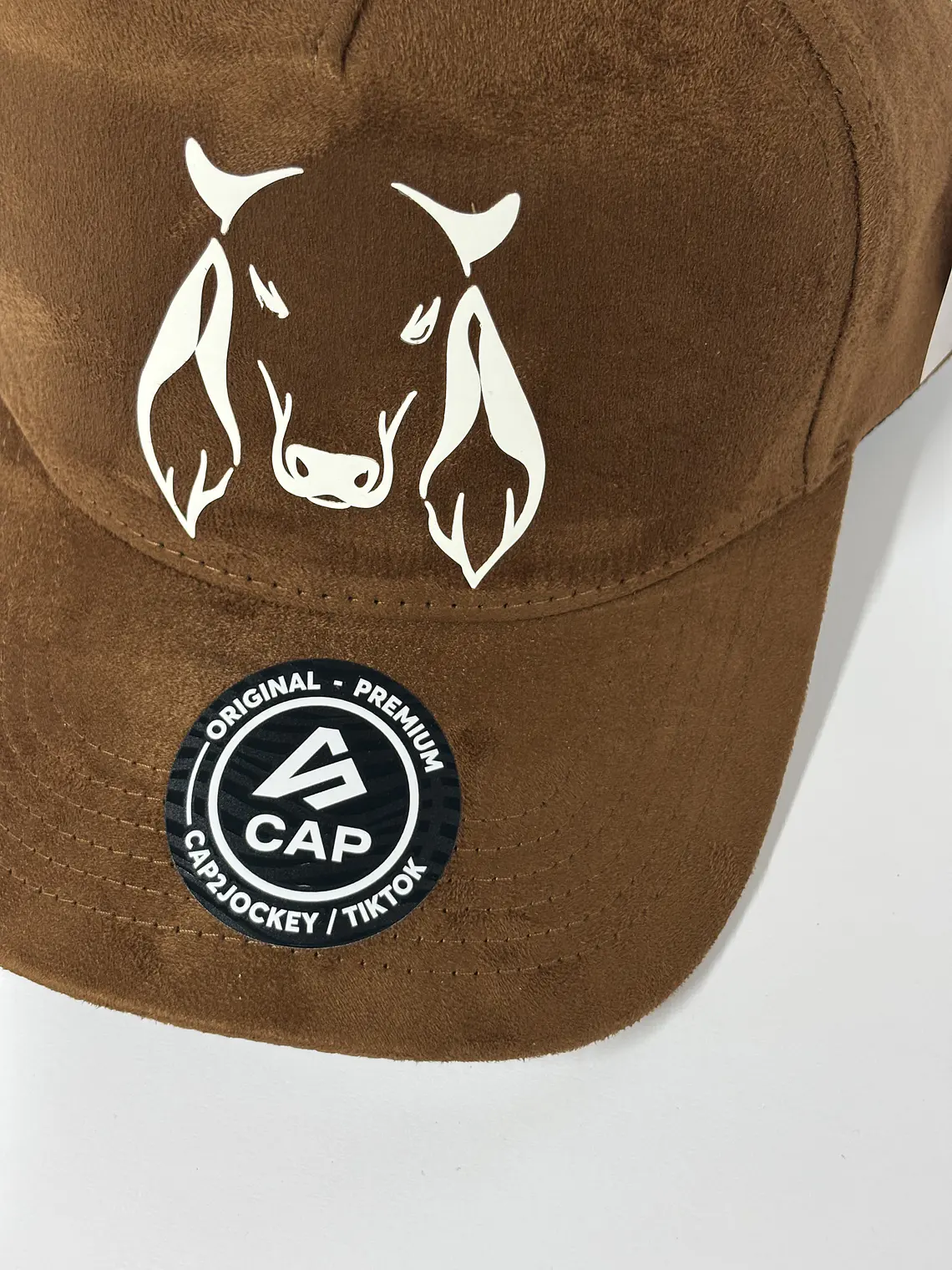 Gorra de gamuza 5p - Chocolate / Toro  3
