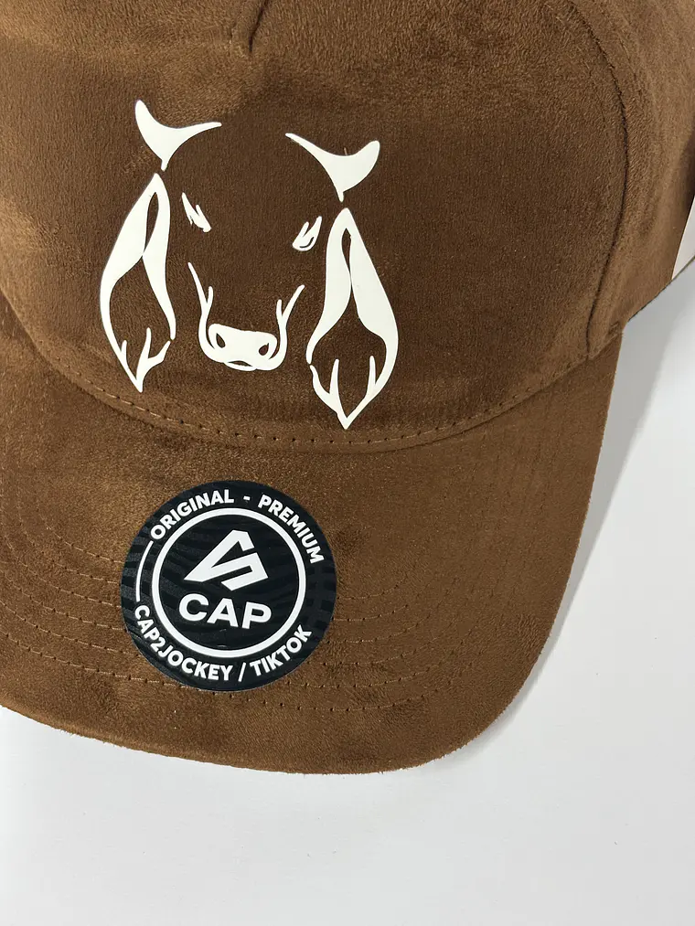 Gorra de gamuza 5p - Chocolate / Toro  3