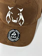Gorra de gamuza 5p - Chocolate / Toro  - Miniatura 3