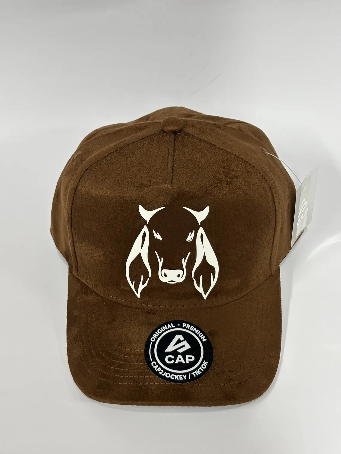 Gorra de gamuza 5p - Chocolate / Toro  4