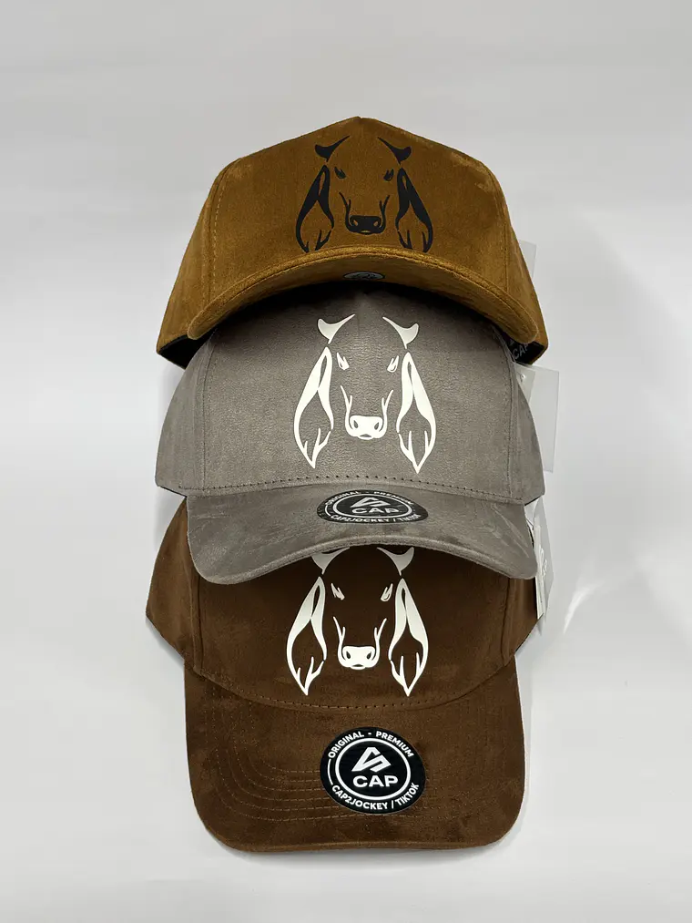 Gorra de gamuza 5p - Chocolate / Toro  5