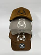 Gorra de gamuza 5p - Chocolate / Toro  - Miniatura 5