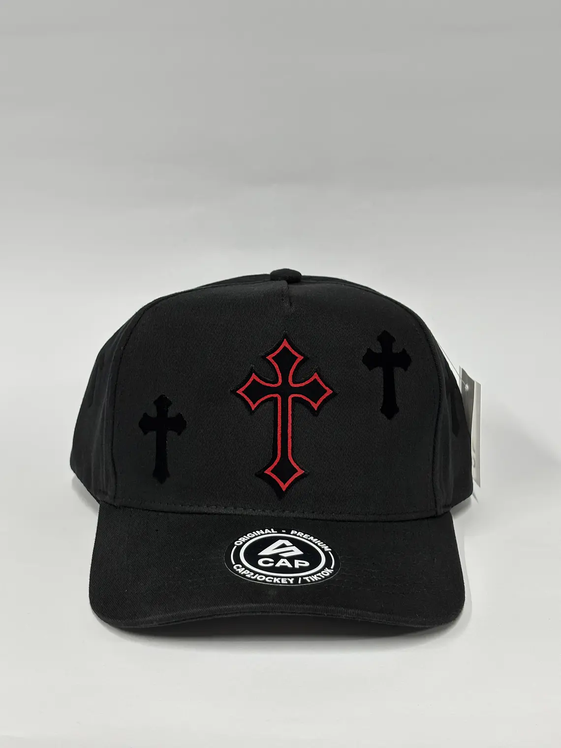 Gorra de lona 5p - Negro / Cruz de noche  1